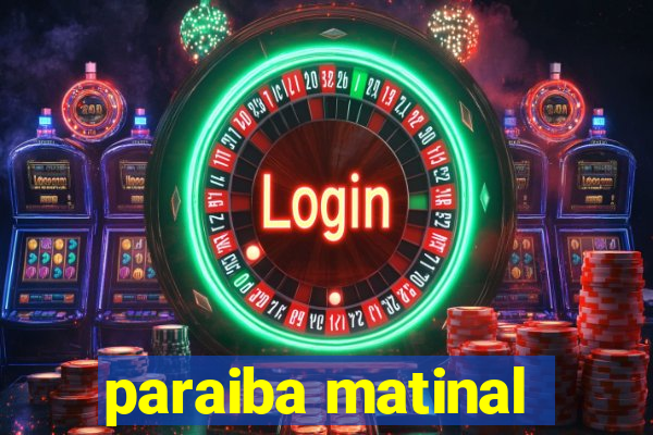 paraiba matinal